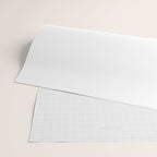 Perfectly Mustard Striped Color Block with White and Gray Wrapping Paper Gallery Image 2