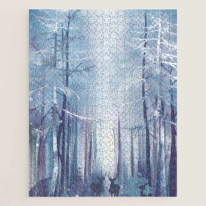 Under the tall forest trees I Jigsaw Puzzle Gallery Image 1