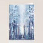 Under the tall forest trees I Stationery Card Gallery Image 2