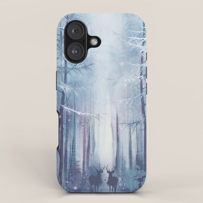 Under the tall forest trees I iPhone Case Gallery Image 1