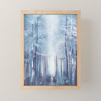 Under the tall forest trees I Mini Art Print Gallery Image 1