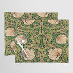 William Morris Pimpernel, green, William Morris floral design  Placemat Gallery Image 1
