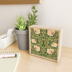 William Morris Pimpernel, green, William Morris floral design  Mini Art Print Gallery Image 2