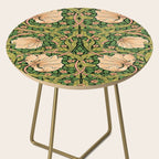 William Morris Pimpernel, green, William Morris floral design  Side Table Gallery Image 2