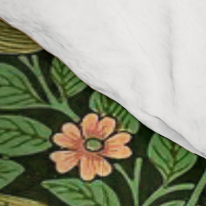 William Morris Pimpernel, green, William Morris floral design  Comforter Gallery Image 4