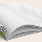 Olive Green Solid Color Notebook Gallery Image 2