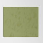 Olive Green Solid Color Throw Blanket Gallery Image 2