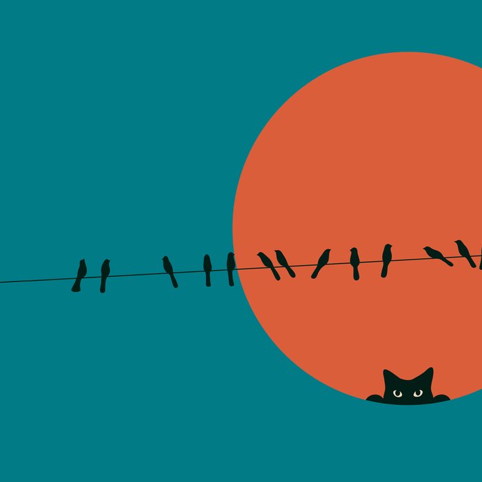 Cat Landscape 186 Coffee Mug Gallery Image 2