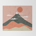 Cat Landscape 72 Throw Blanket Gallery Image 2