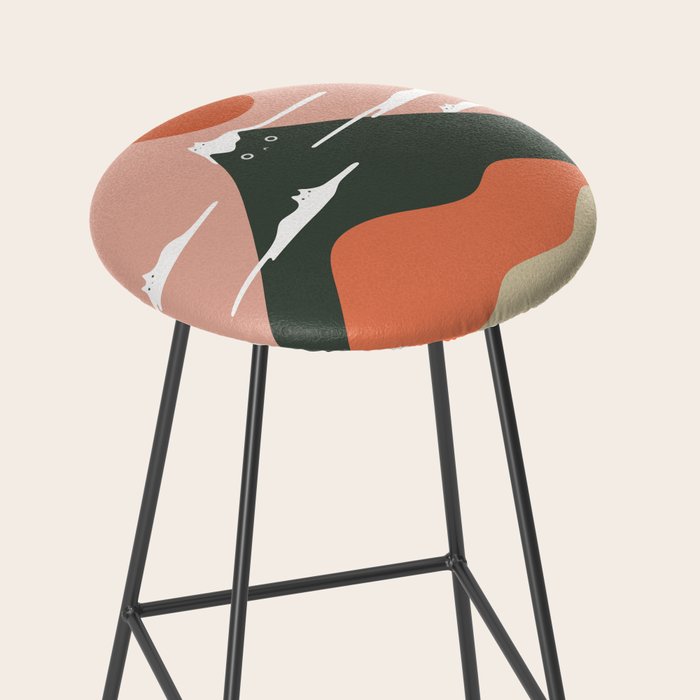Cat Landscape 72 Stool Gallery Image 2