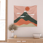 Cat Landscape 72 Wall Tapestry Gallery Image 2