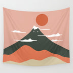 Cat Landscape 72 Wall Tapestry Gallery Image 4
