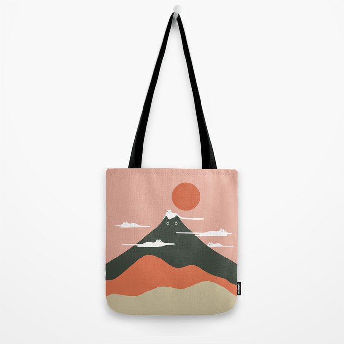 Cat Landscape 72 Tote Bag Gallery Image 2