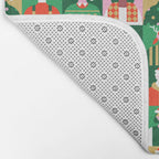 Diverse festive christmas people pattern Bath Mat Gallery Image 2