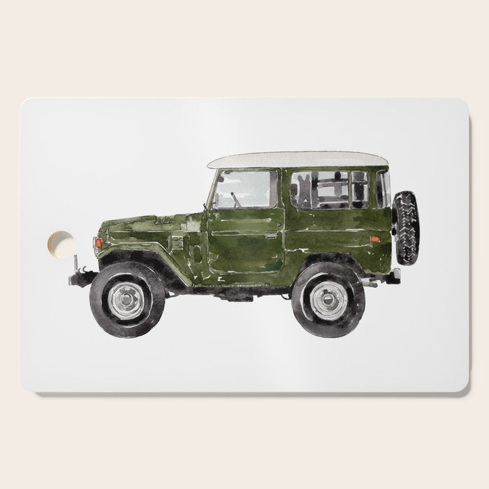 Green Truck Cutting Board Gallery Image 1