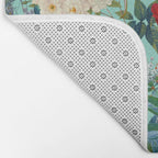 Floral and Pin-Up Girls V Bath Mat Gallery Image 2