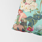 Floral and Pin-Up Girls V Pillow Sham Gallery Image 4