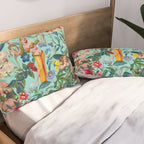 Floral and Pin-Up Girls V Pillow Sham Gallery Image 2