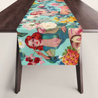 Floral and Pin-Up Girls V Table Runner Gallery Image 1