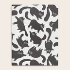 Hand-Drawn Black Cats Notebook Gallery Image 4
