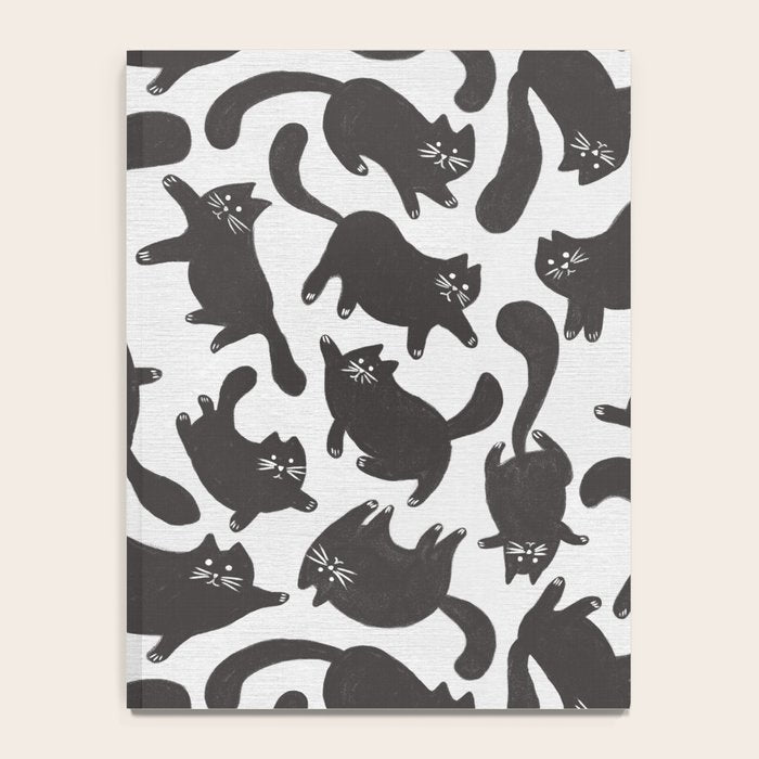 Hand-Drawn Black Cats Notebook Gallery Image 4