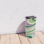 Liquid Swirl Groovy Ripple Retro 60s & 70s Pattern II Travel Mug Gallery Image 4