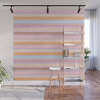 Pastello Stripes Wall Mural Gallery Image 1