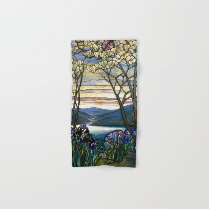 Louis Comfort Tiffany - Decorative stained glass 5. Bath Towel Gallery Image 1