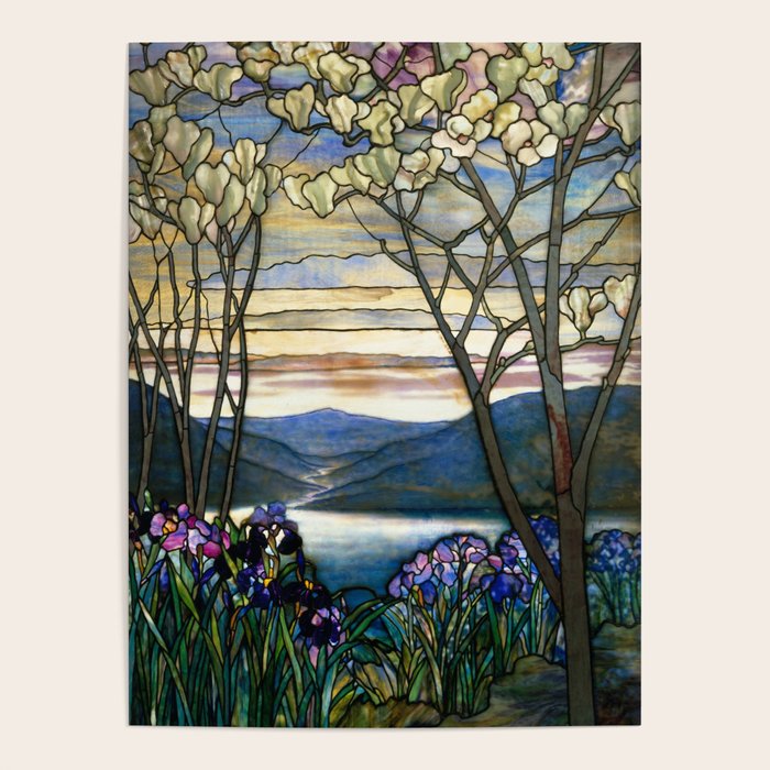 Louis Comfort Tiffany - Decorative stained glass 5. Poster Gallery Image 1