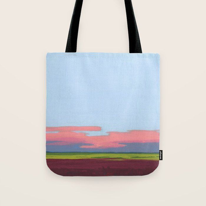 Peaceful, Abstract Sunset - Drummond Sunset 3 Tote Bag