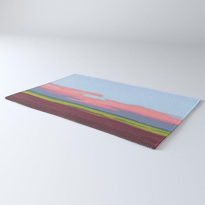 Peaceful, Abstract Sunset - Drummond Sunset 3 Rug Gallery Image 3