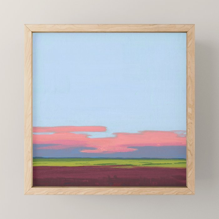 Peaceful, Abstract Sunset - Drummond Sunset 3 Mini Art Print Gallery Image 1