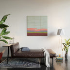 Peaceful, Abstract Sunset - Drummond Sunset 3 Wood Wall Art Gallery Image 2