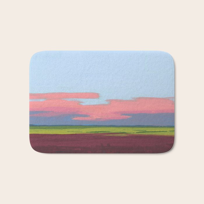 Peaceful, Abstract Sunset - Drummond Sunset 3 Bath Mat Gallery Image 1
