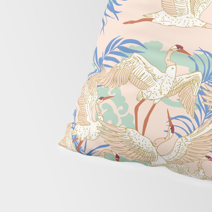 Cranes dance Pillow Sham Gallery Image 4