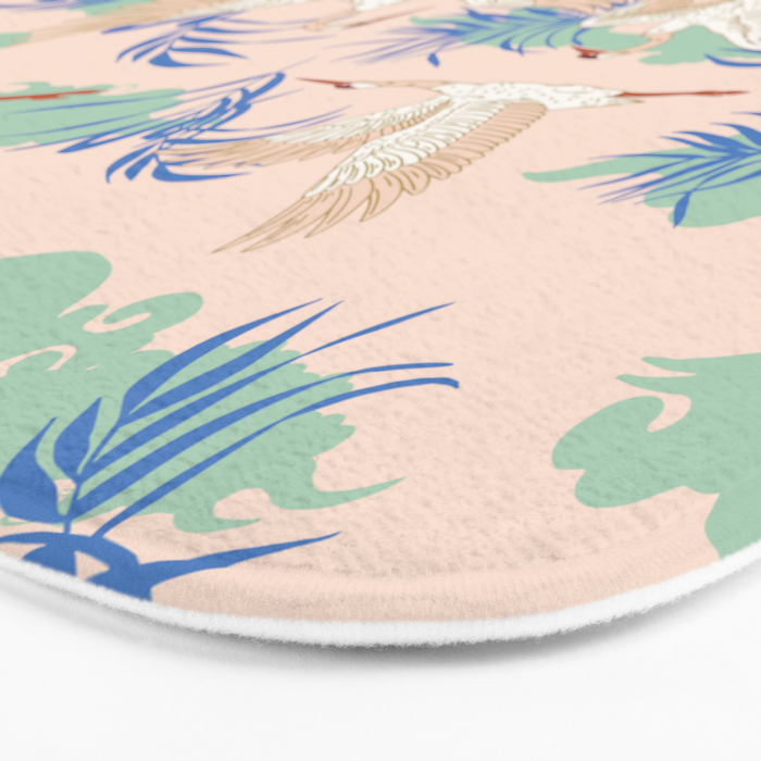 Cranes dance Bath Mat Gallery Image 3