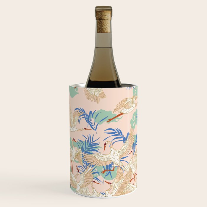 Cranes dance Wine Chiller Gallery Image 1