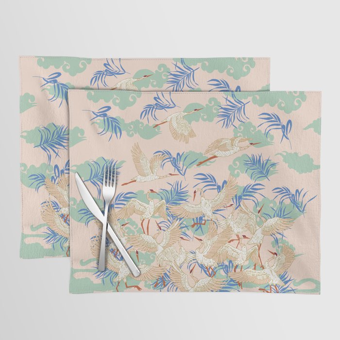 Cranes dance Placemat Gallery Image 1