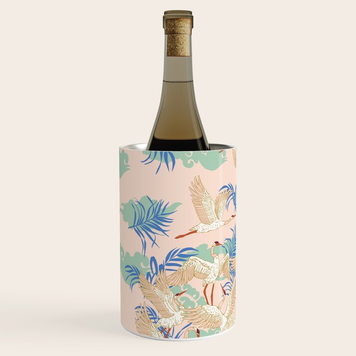 Cranes dance Wine Chiller Gallery Image 2