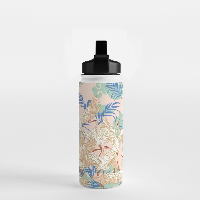 Cranes dance Water Bottle Gallery Image 2