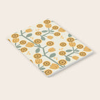 Climbing Flowers in Yellow and Green  Notebook Gallery Image 2