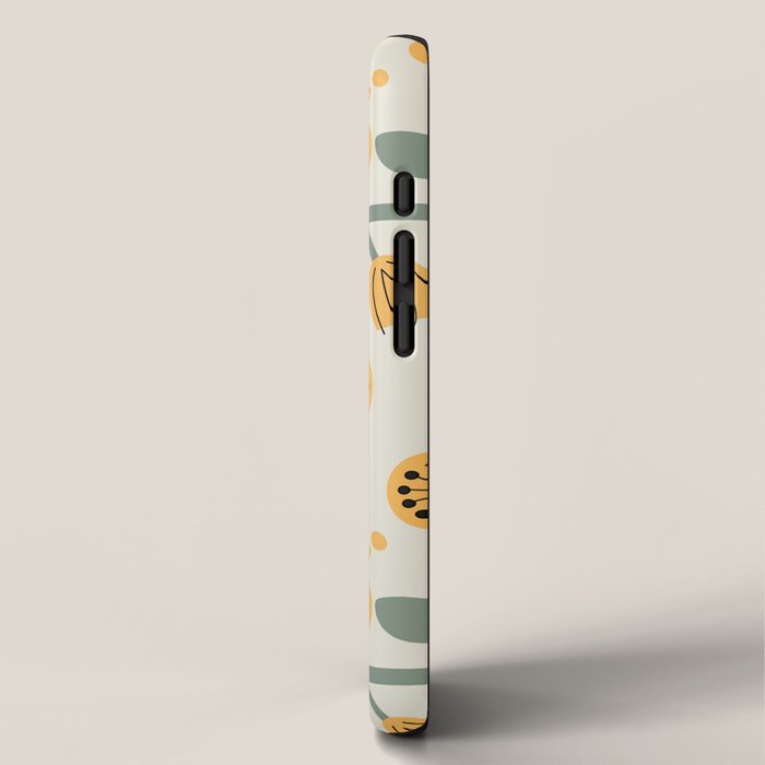 Climbing Flowers in Yellow and Green  iPhone Case Gallery Image 2