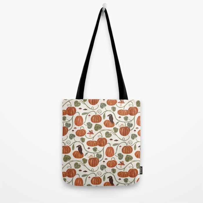 Gouache Pumpkin Patch Tote Bag Gallery Image 2