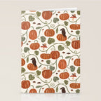 Gouache Pumpkin Patch Stationery Card Gallery Image 2