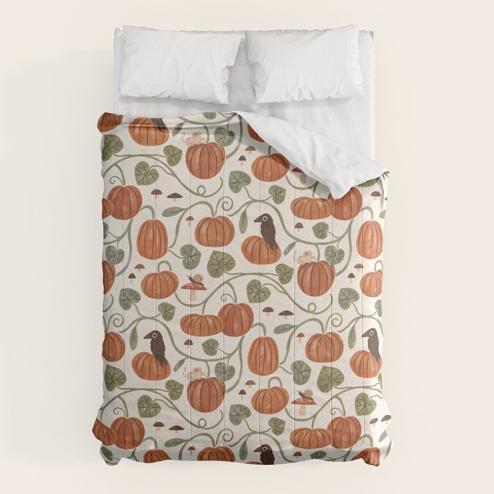 Gouache Pumpkin Patch Comforter Gallery Image 6