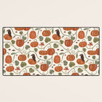 Gouache Pumpkin Patch Desk Mat Gallery Image 3