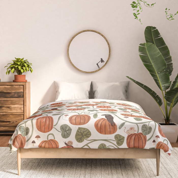 Gouache Pumpkin Patch Comforter Gallery Image 3