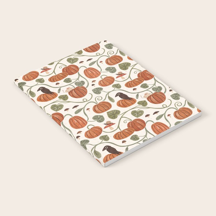 Gouache Pumpkin Patch Notebook Gallery Image 2