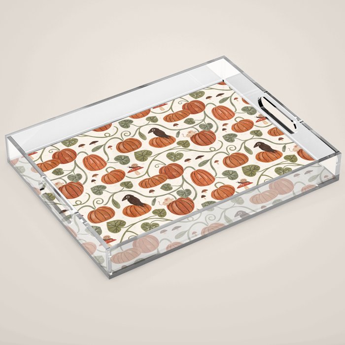 Gouache Pumpkin Patch Acrylic Tray Gallery Image 1