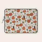 Gouache Pumpkin Patch Laptop Sleeve Gallery Image 1